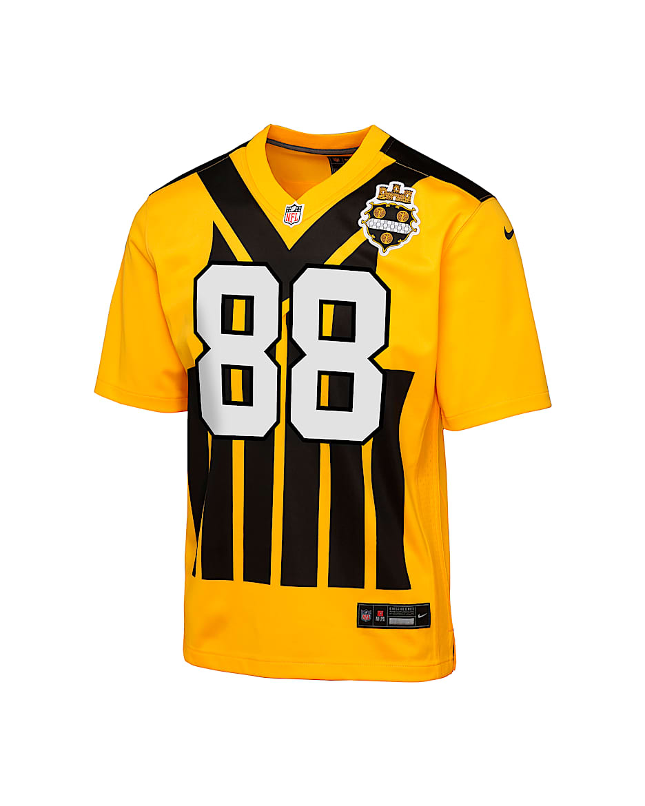 Pat Freiermuth Pittsburgh Steelers Big Kids' Nike NFL Game Jersey - Gold