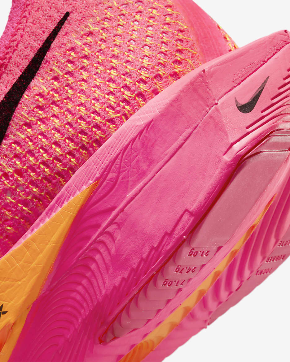 Nike Vaporfly 3 Men's Road Racing Shoes - Hyper Pink/Laser Orange/Black