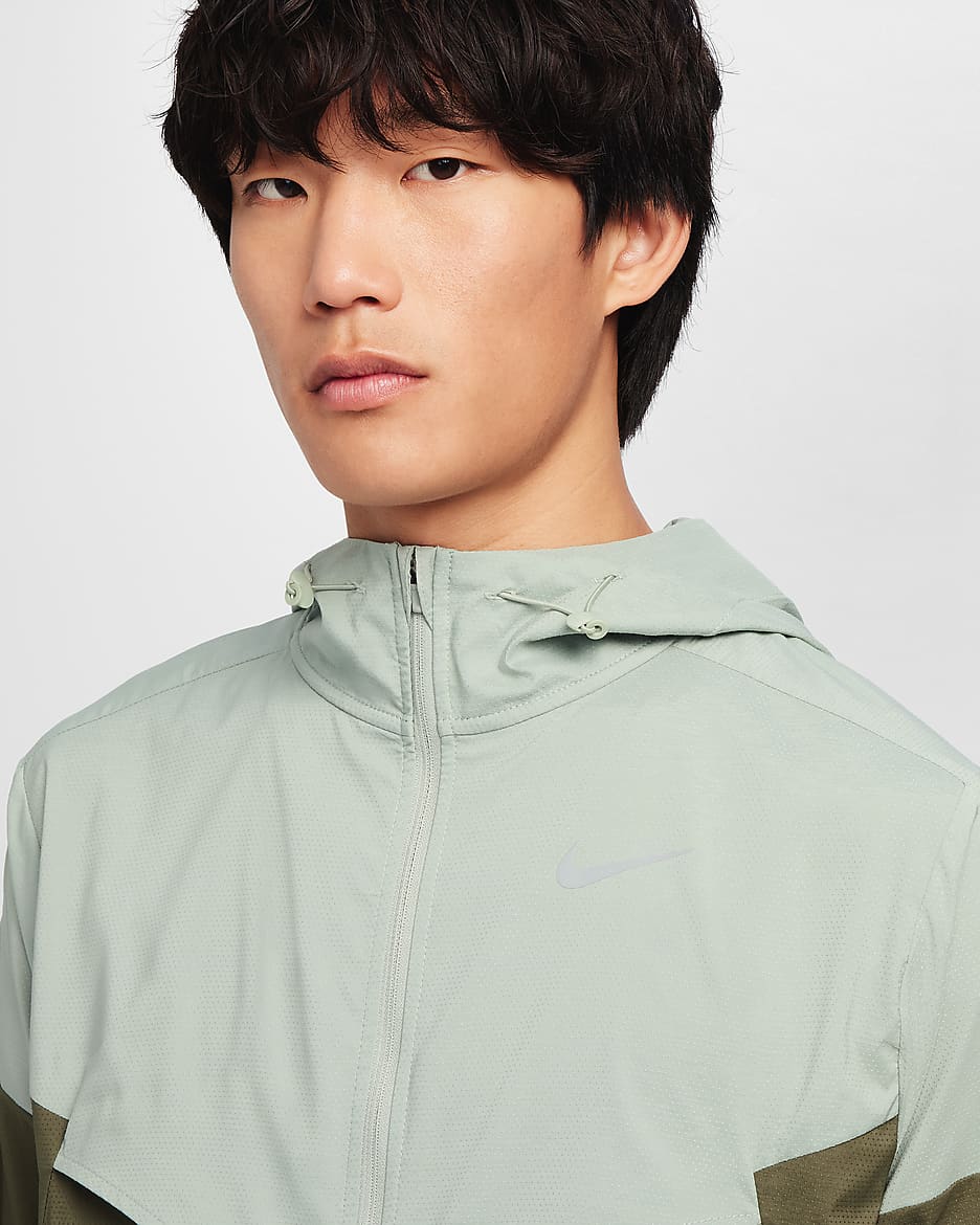 Nike Windrunner Men's Repel Running Jacket - Jade Horizon/Medium Olive