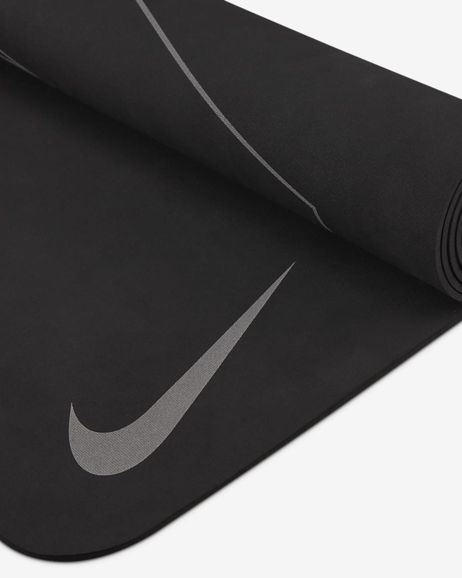 Tapis de yoga réversible Nike (4 mm) - Anthracite/Medium Grey