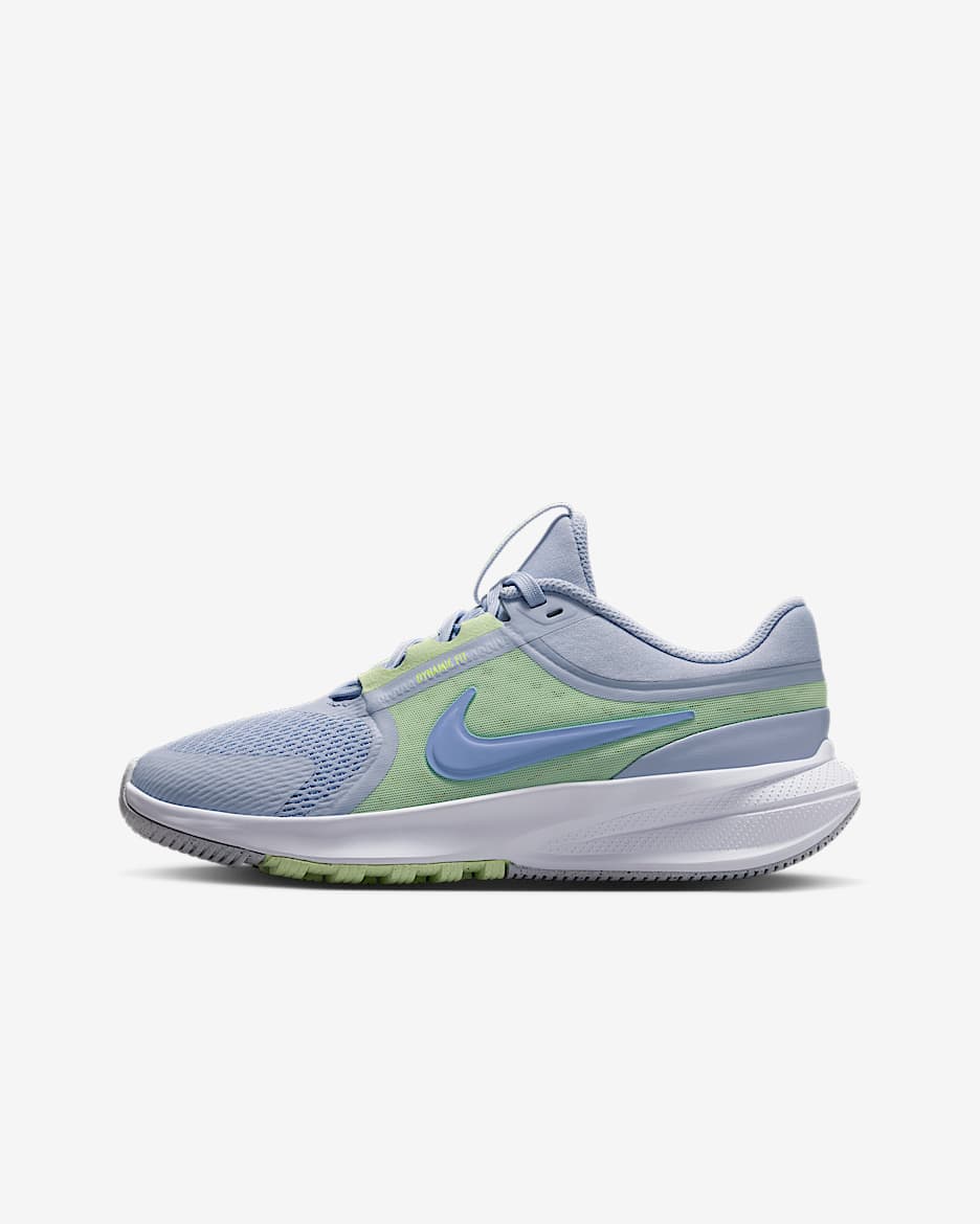 Nike Star Runner 5 Big Kids' Running Shoes - Ghost/Barely Volt/Football Grey/Light Thistle