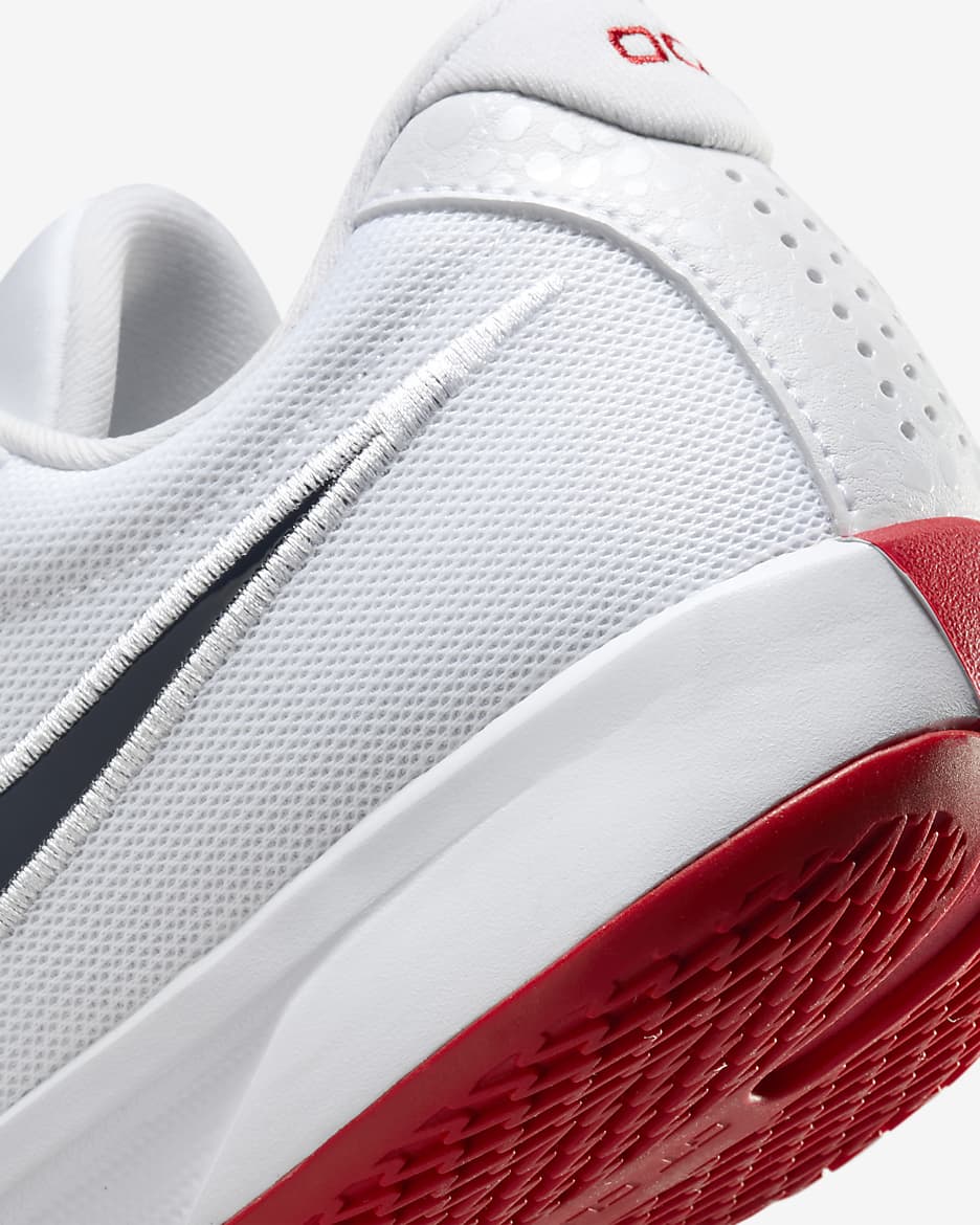 Nike G.T. Cut Academy EP Basketball Shoes - White/Sport Red/Obsidian