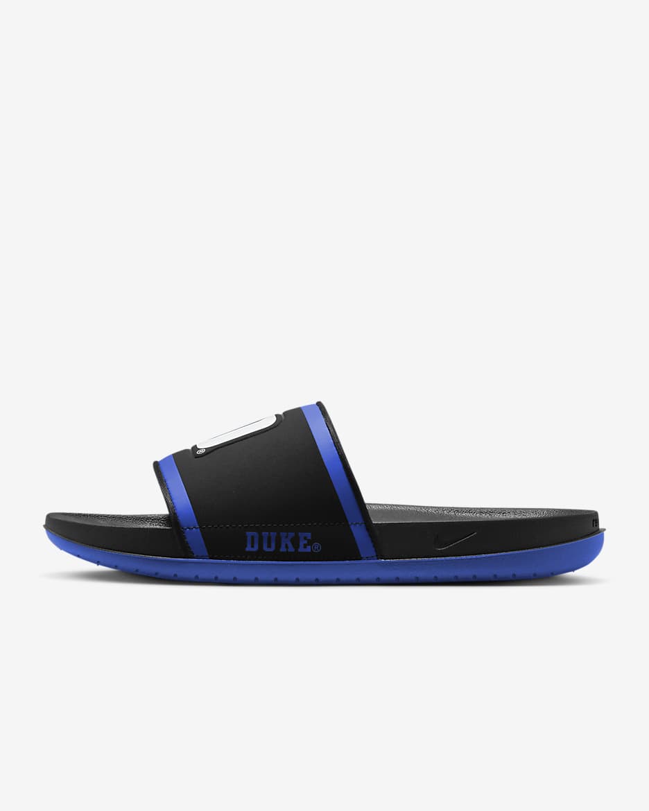 Duke Nike College Offcourt Slides - Black/Game Royal/White