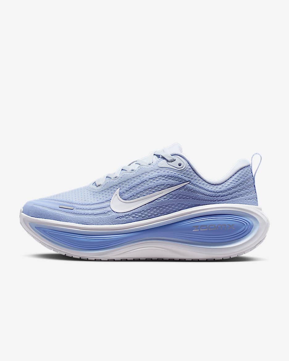 Nike Vomero Plus Women's Road Running Shoes (Extra Wide) - Football Grey/Aluminum/Royal Pulse/White