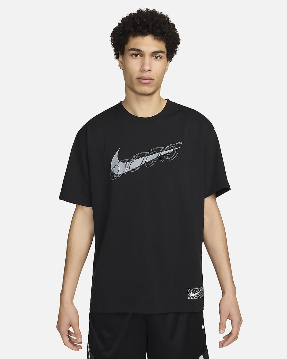 Nike Men's Max90 Basketball T-Shirt - Black