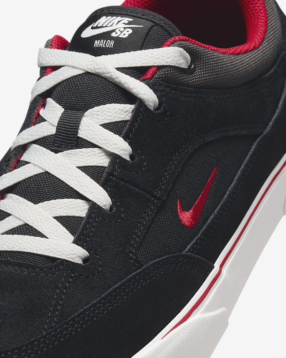 Nike SB Malor Men's Shoes - Black/Black/Anthracite/Gym Red