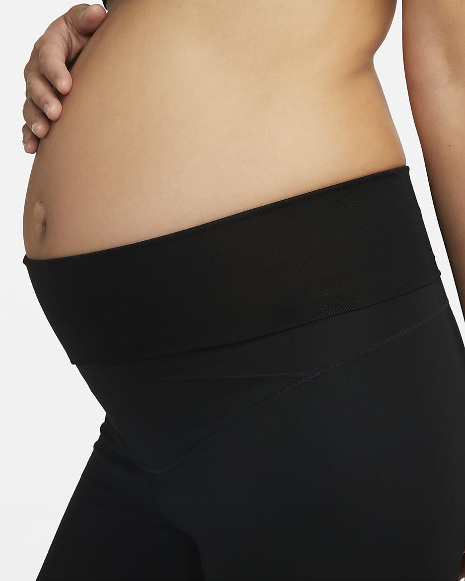Nike One (M) Women's 18cm (approx.) Maternity Shorts - Black/White