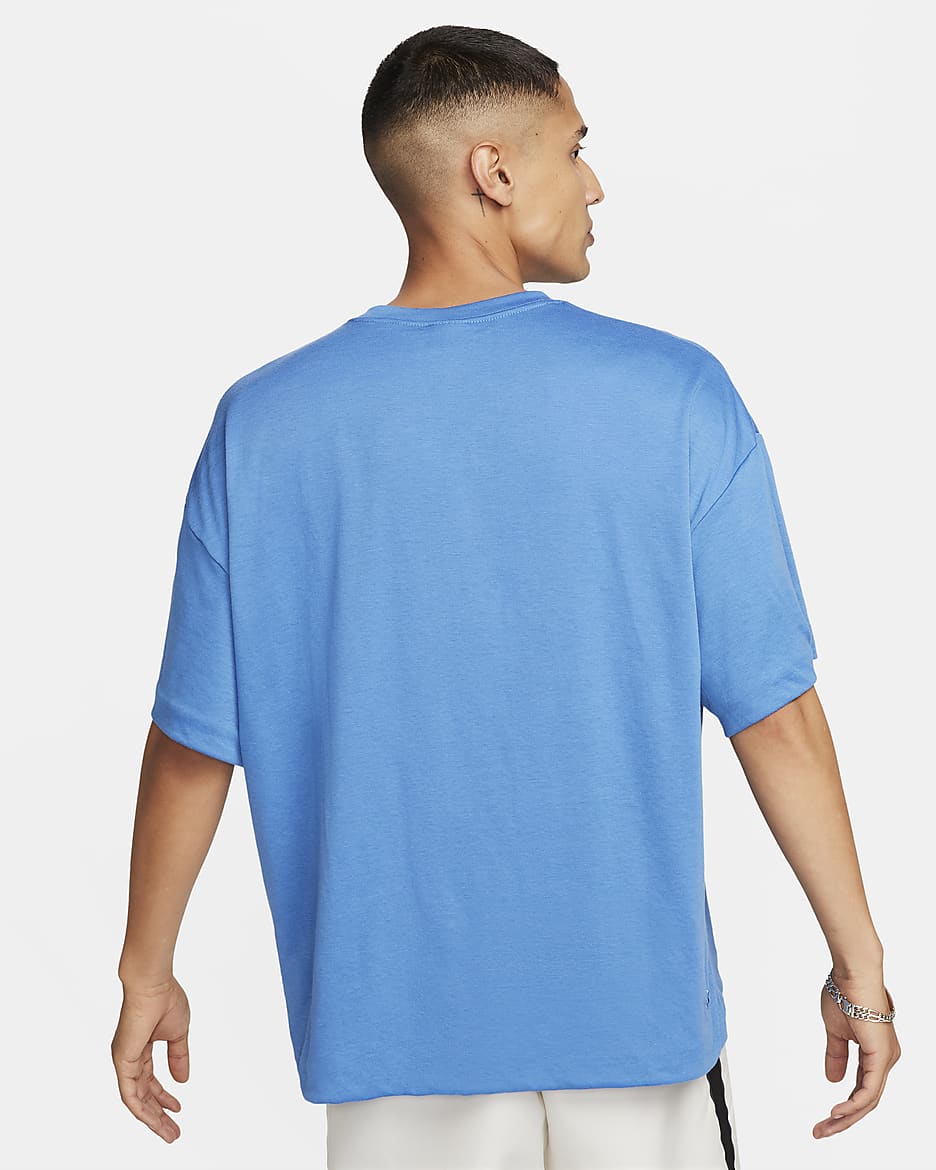 Nike Sportswear Tech Pack Men's Dri-FIT Short-Sleeve Top - Star Blue/Black/Star Blue