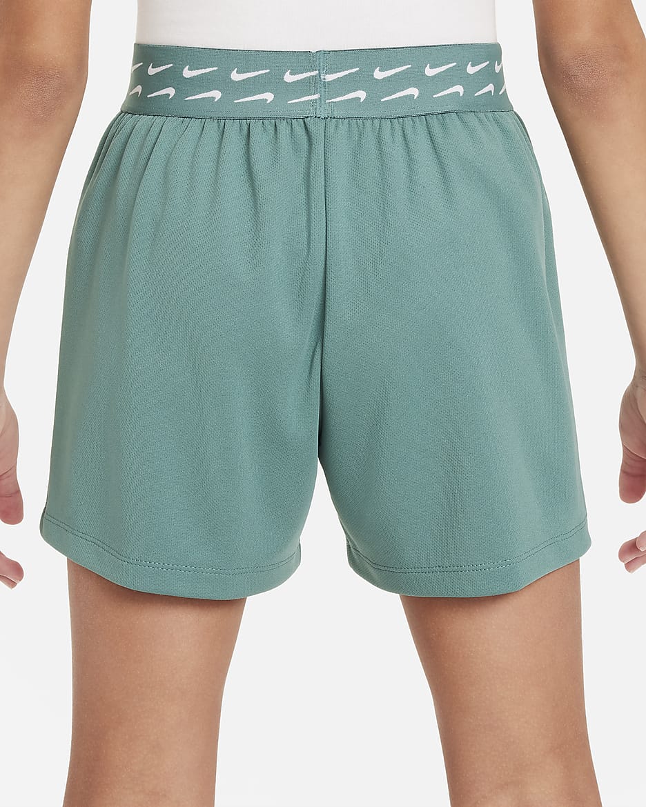 Nike Trophy Older Kids' (Girls') Dri-FIT Training Shorts - Bicoastal/White