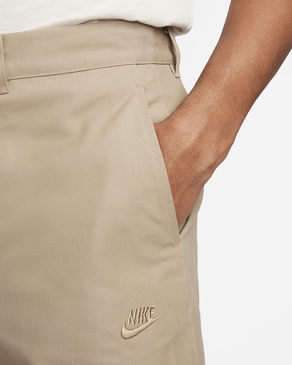 Calções estilo chino Nike Club para homem - Caqui/Caqui