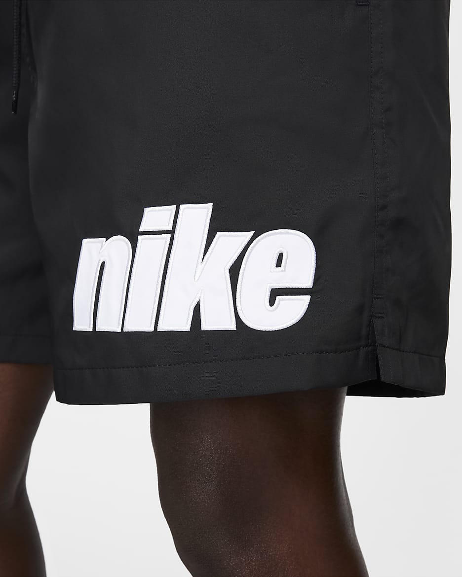 Nike Club Men's Flow Shorts - Black/White