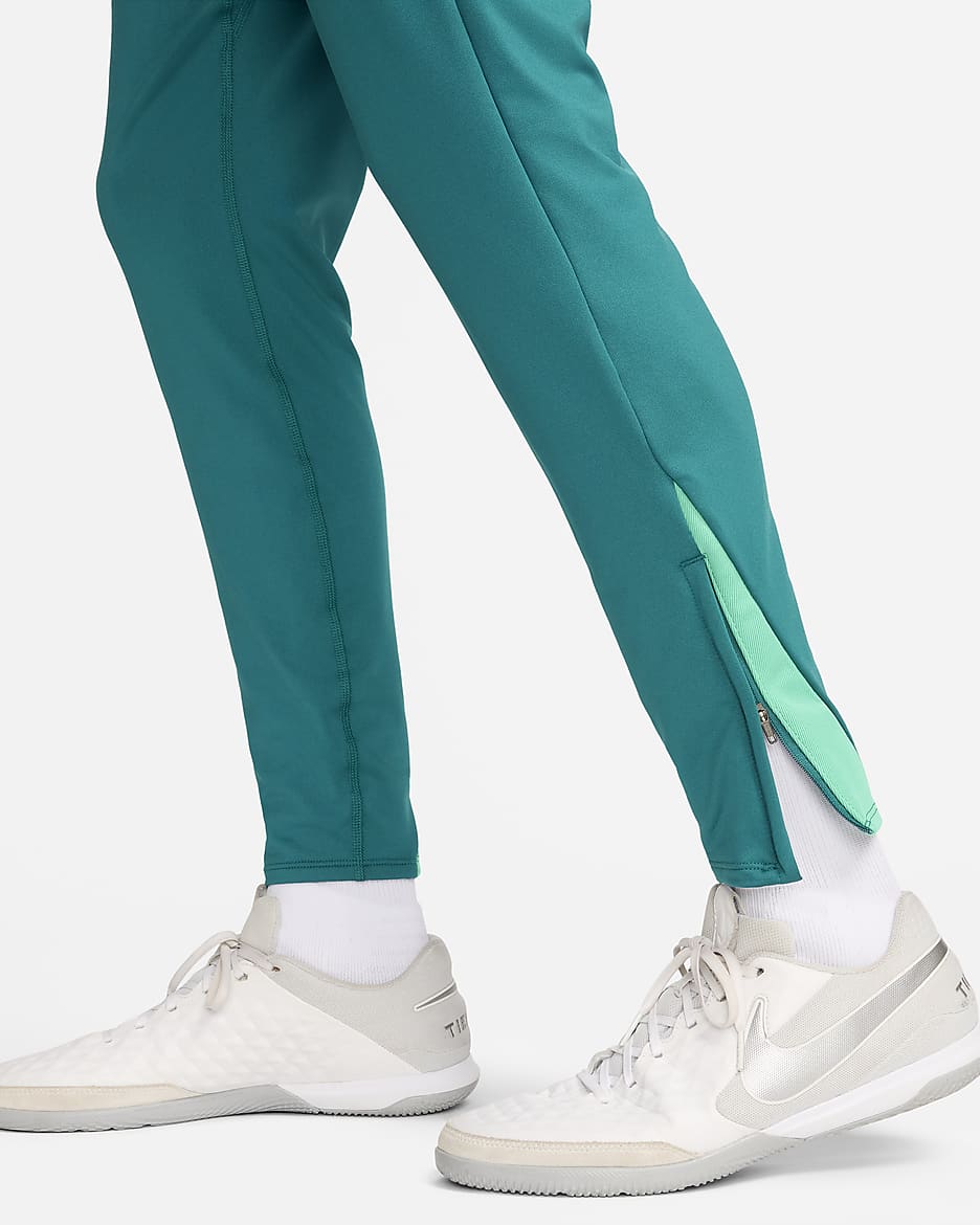 Portugal Strike Men's Nike Dri-FIT Football Knit Pants - Geode Teal/Kinetic Green/Sail