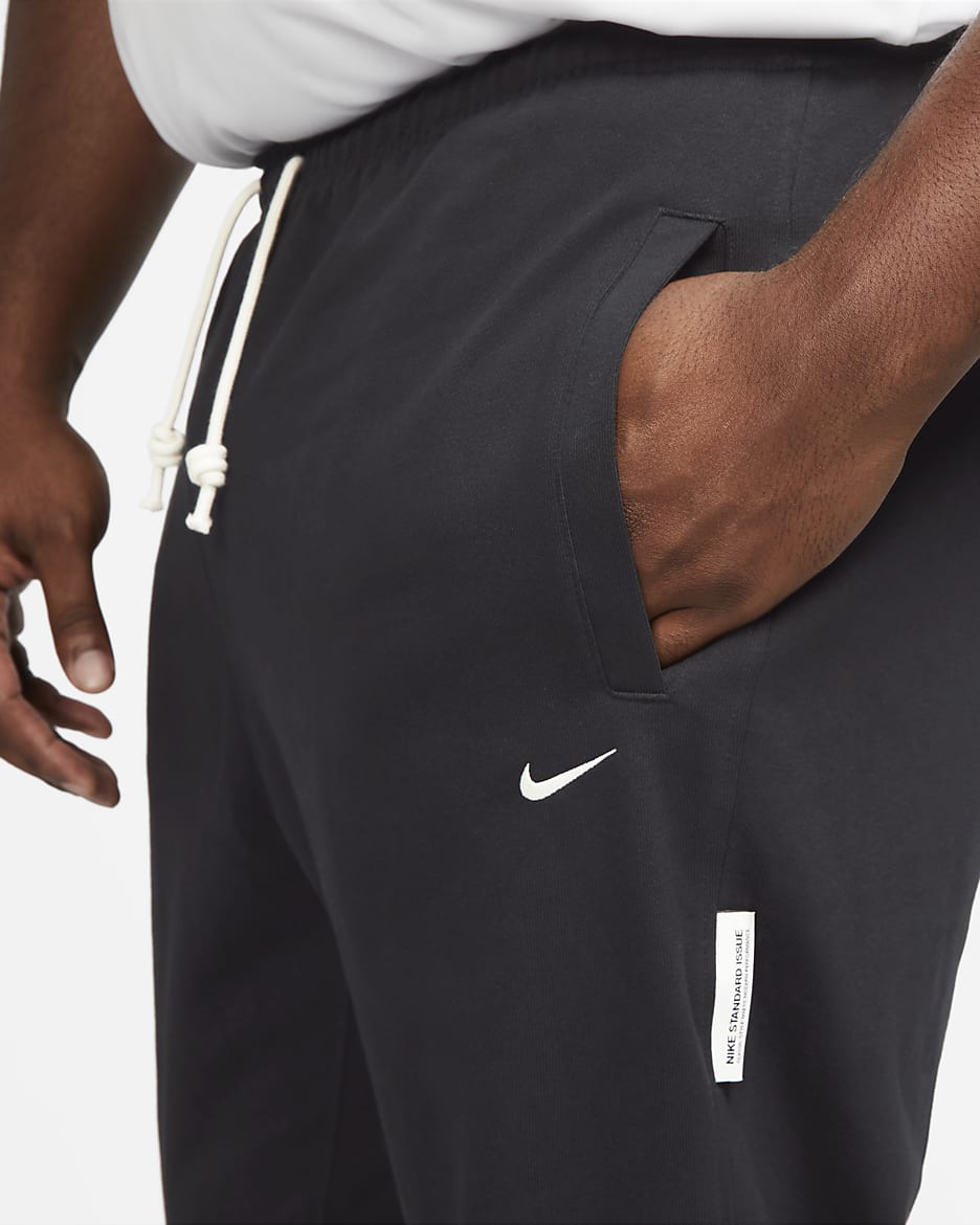 Nike Standard Issue Men's Dri-FIT Basketball Trousers - Black/Pale Ivory