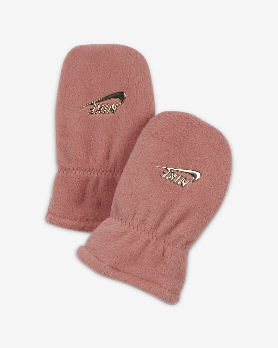 Ensemble deux pièces avec bonnet Nike Two-Pom Peak Baby Trapper Set pour bébé - Red Stardust