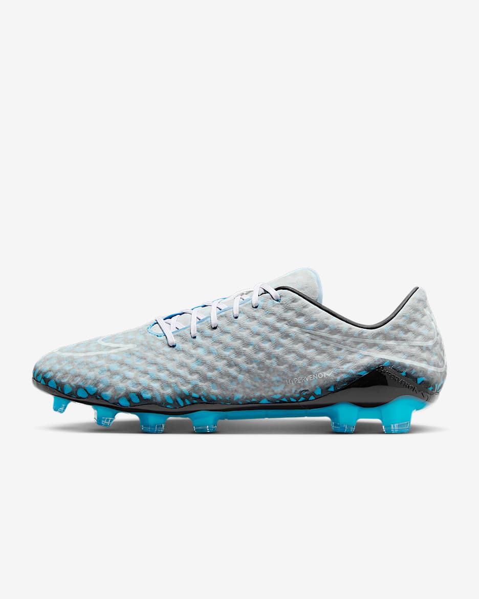 Nike Hypervenom Phantom RGN SE Firm-Ground Low-Top Football Boot - Black/Blue Fury/Black