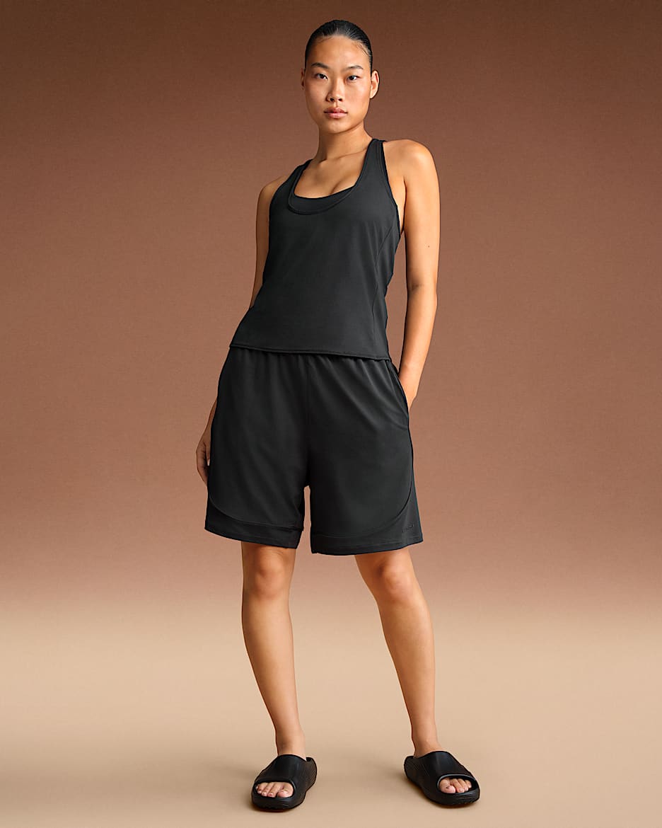NikeSKIMS Airy Women's Relaxed Shorts - NSKM OBSIDIAN