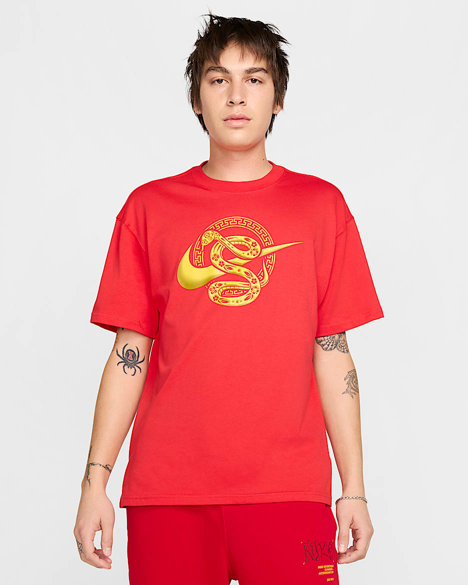 Playera Max90 Nike Sportswear LNY - Carmesí claro