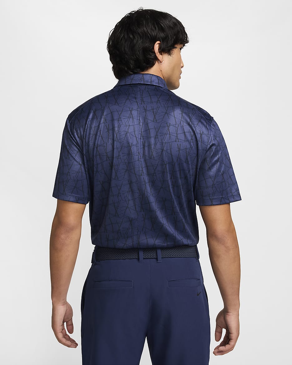 Polo de golf Nike Victory+ pour homme - Midnight Navy/Noir/Midnight Navy/Noir