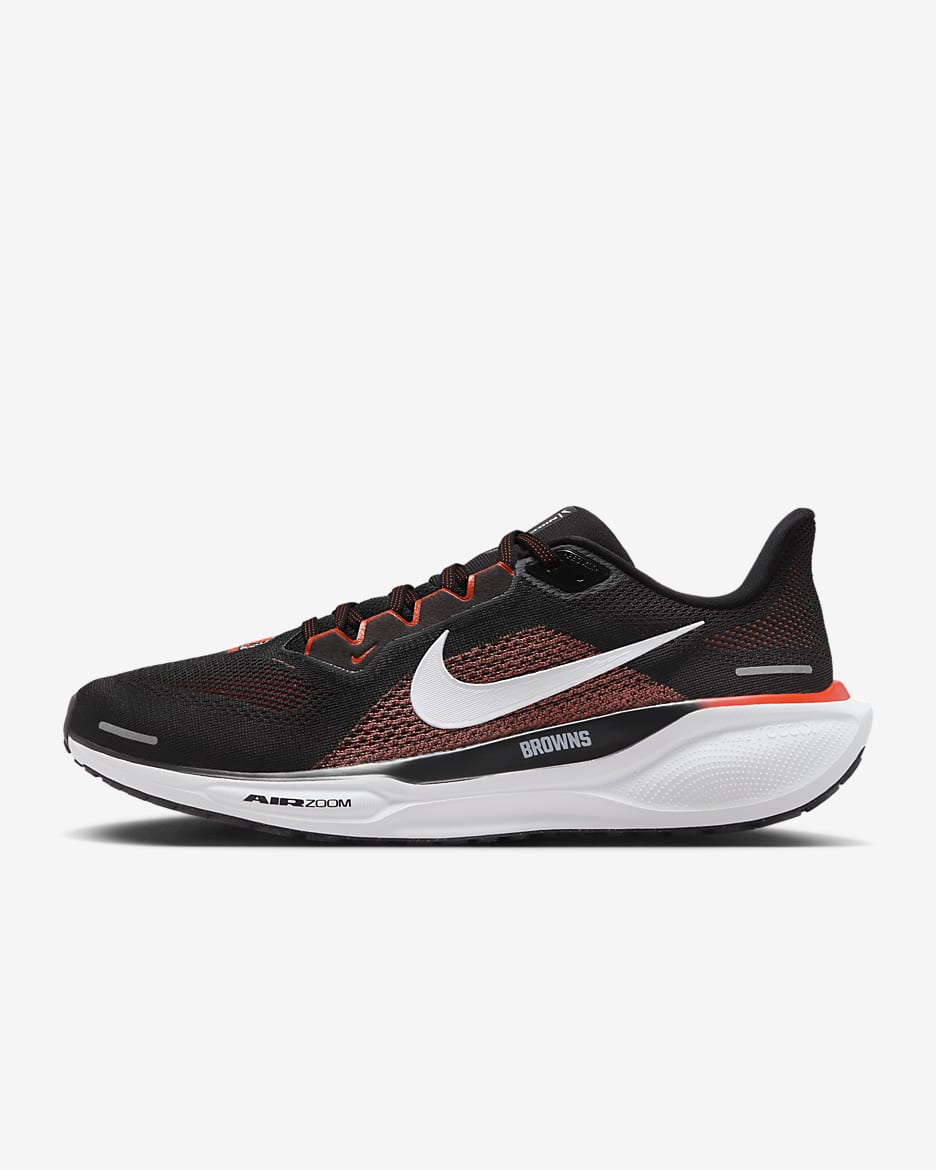 Tenis de correr en pavimento para hombre Nike Pegasus 41 NFL Cleveland Browns - Negro/Blanco/Naranja team/Blanco