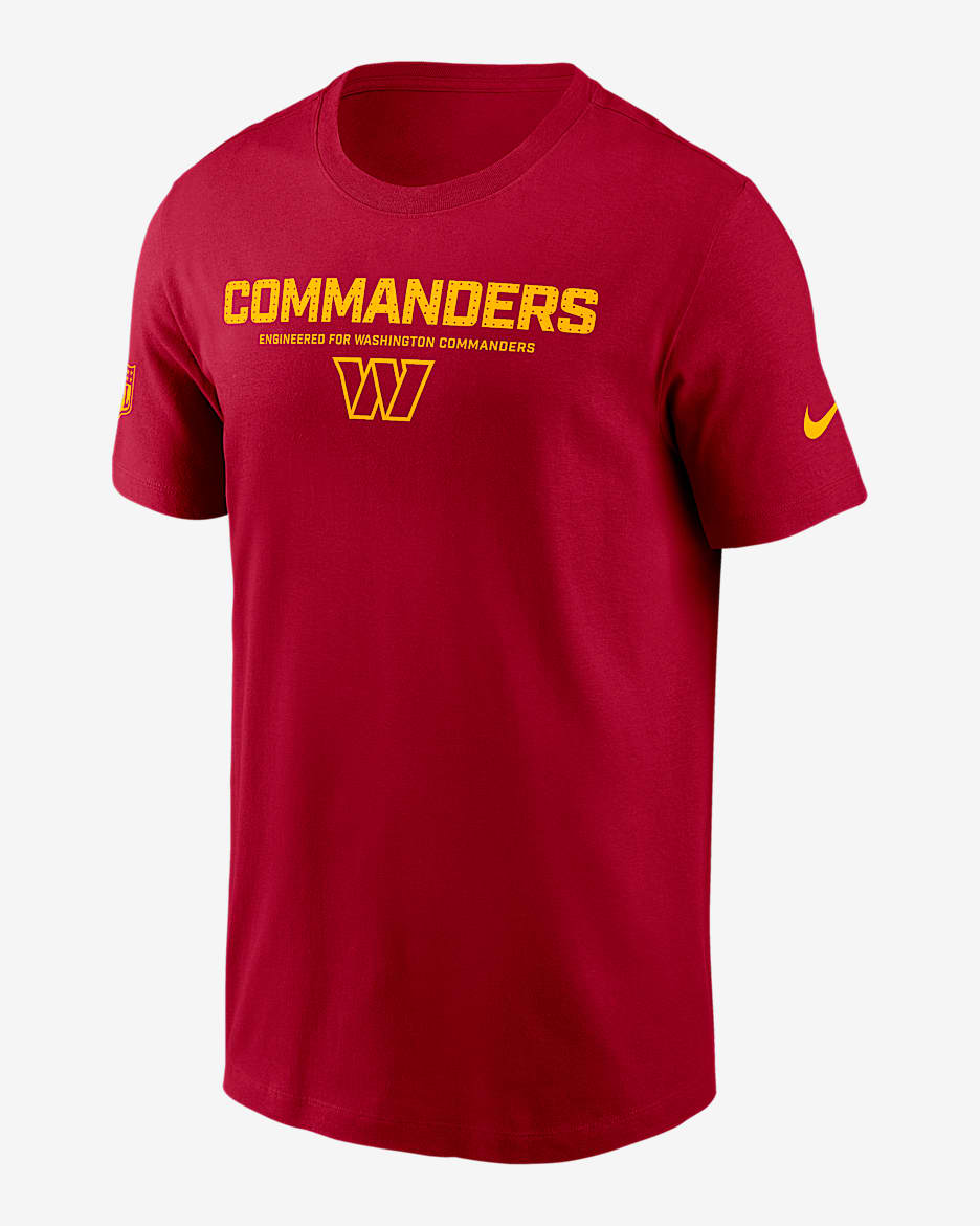 Washington Commanders Sideline Team Issue Men's Nike Dri-FIT NFL T-Shirt - Burgundy