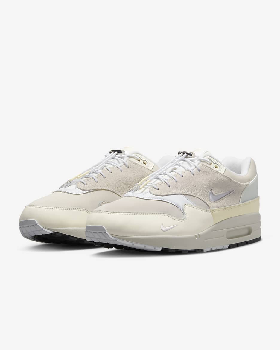 Nike Air Max 1 Premium-sko til mænd - Summit White/Sail/Coconut Milk/hvid