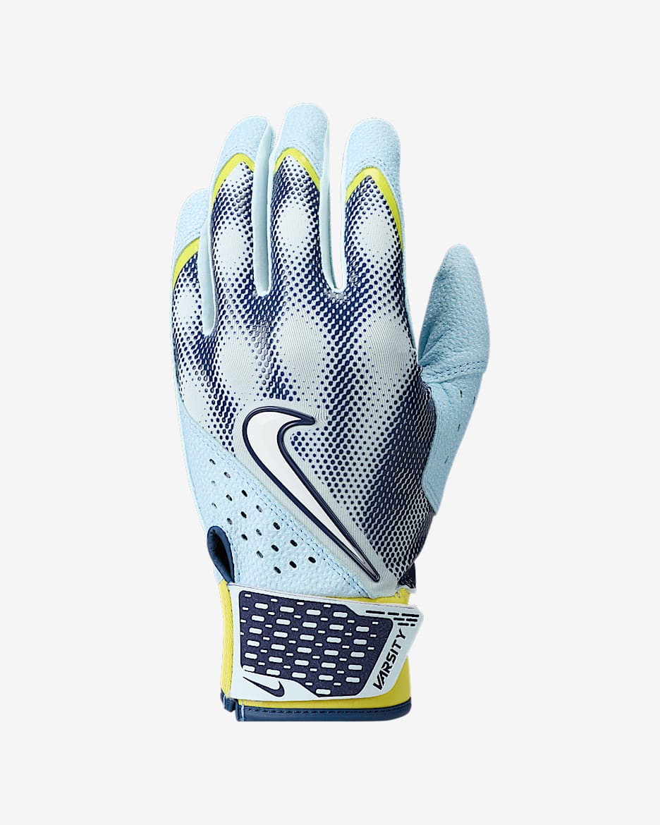 Nike Alpha Varsity "Ronald Acuña Jr." Batting Gloves - Glacier Blue
