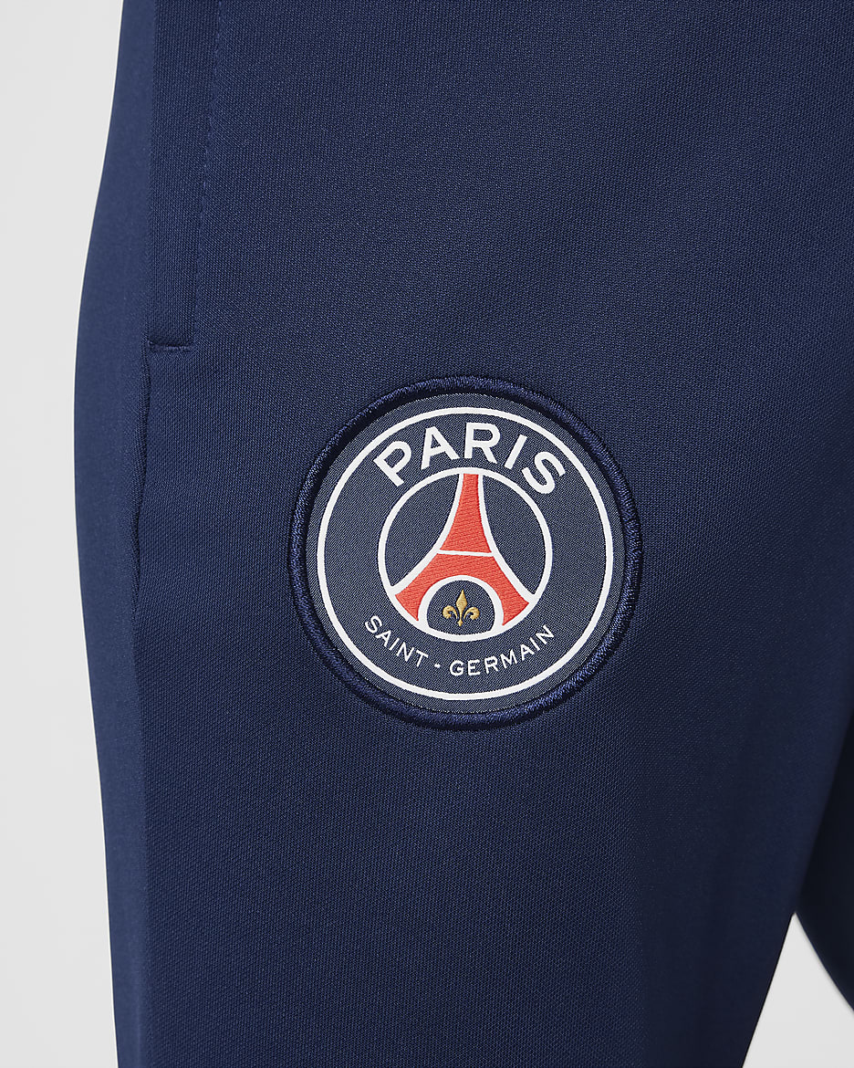 Stickad fotbollstracksuit Paris Saint-Germain Academy Pro Nike Dri-FIT för ungdom - Midnight Navy/Vit