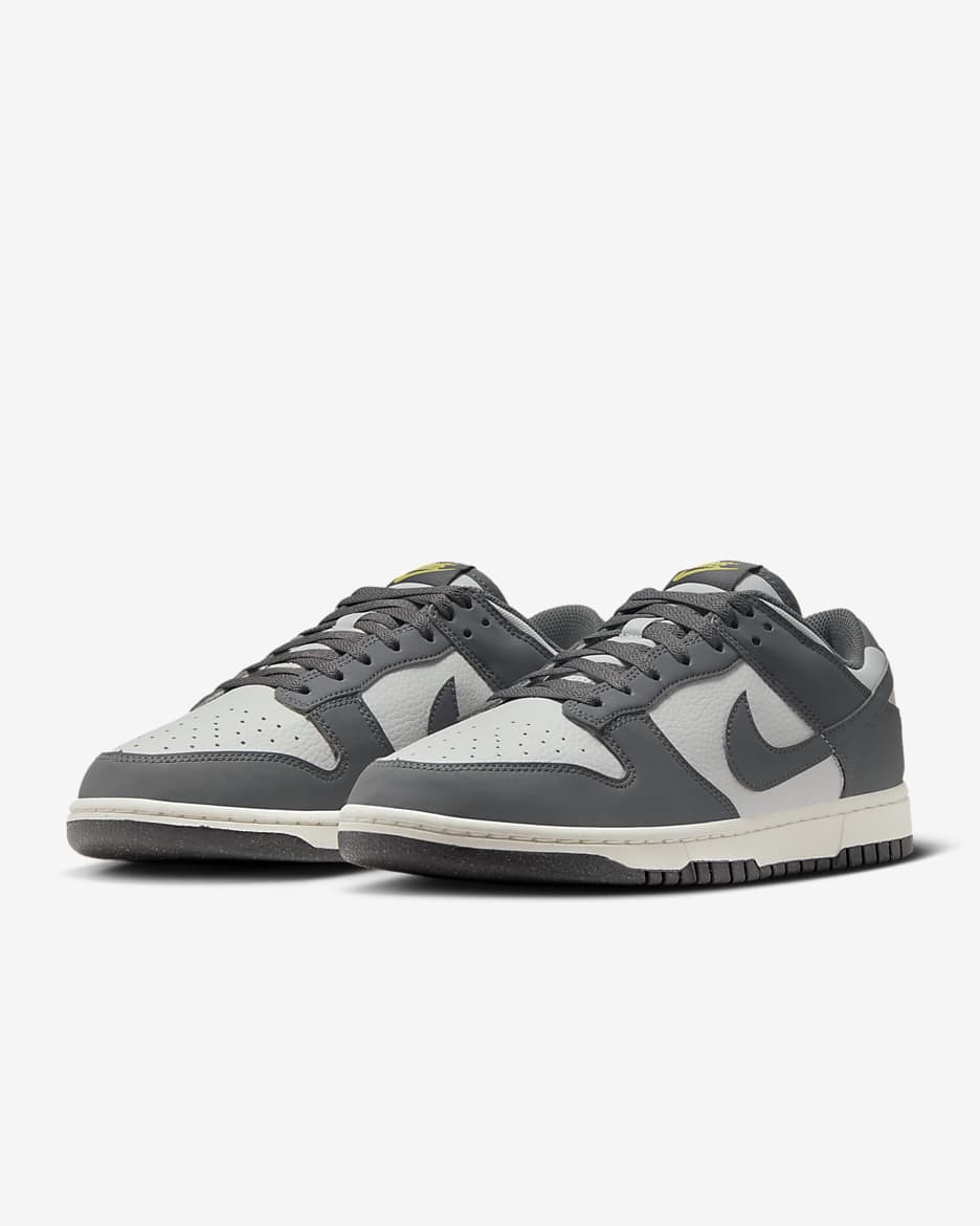 Sapatilhas Nike Dunk Low Next Nature para homem - Cinzento Iron/Coconut Milk/Lightning/Photon Dust