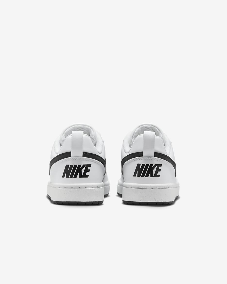 Nike Court Borough Low Recraft Older Kids' Shoes - White/Black