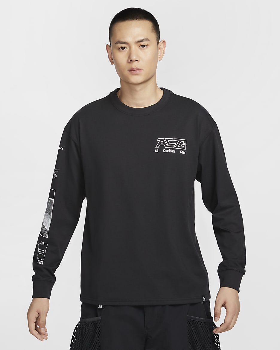 NIKE公式】ナイキ ACG メンズ ロングスリーブ Tシャツ.オンライン 