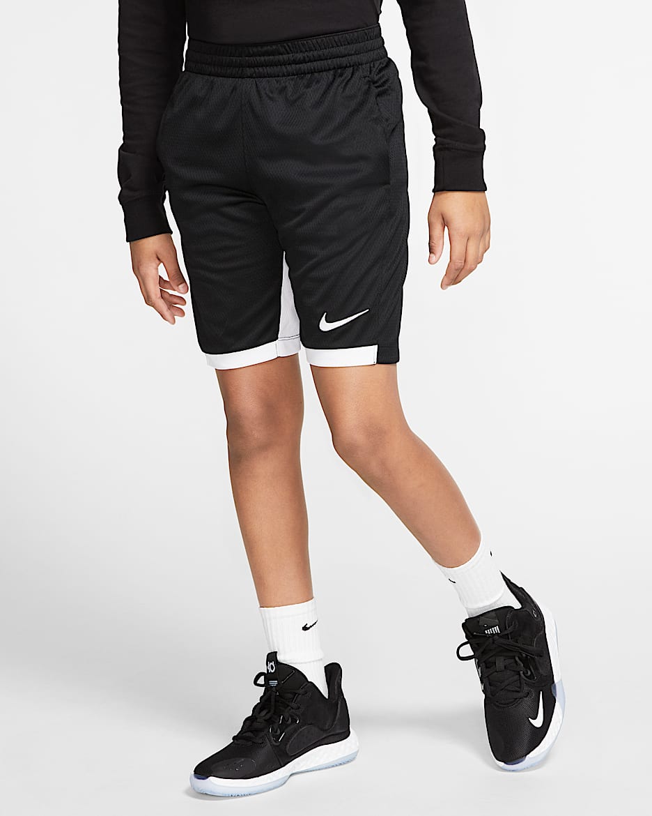 Nike Trophy Older Kids' (Boys') Training Shorts - Black/White/White