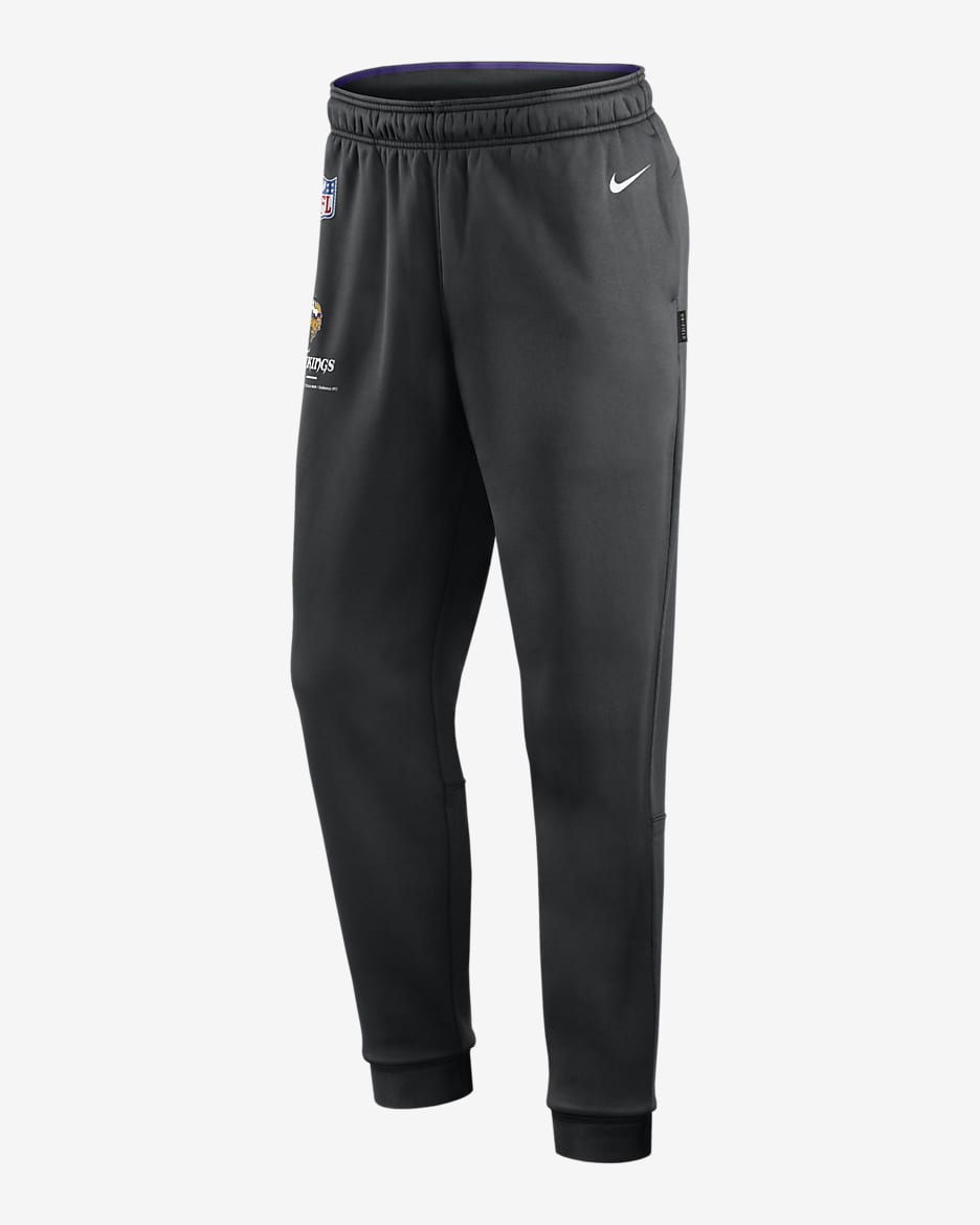 Nike Therma Logo (NFL Minnesota Vikings) Men's Pants - Black/Purple