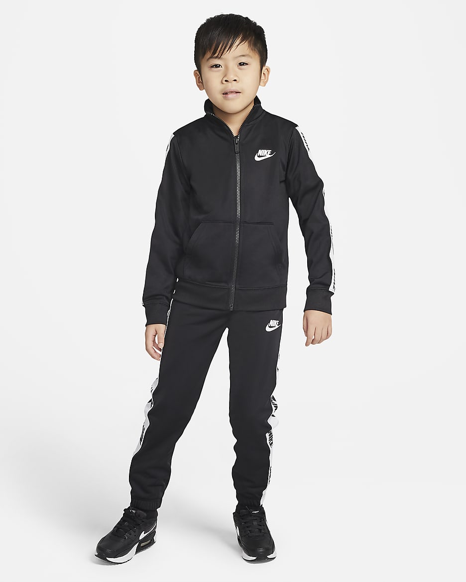 Nike Little Kids' Tracksuit - Black/White