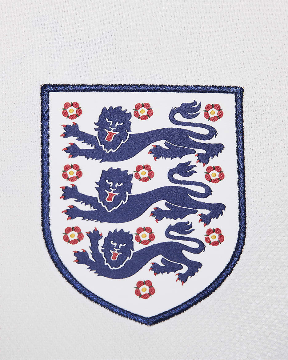 England (Women's Team) 2024/25 Stadium Home Nike Replika Fußballtrikot mit Dri-FIT-Technologie (Herren) - Weiß/Weiß/Blue Void