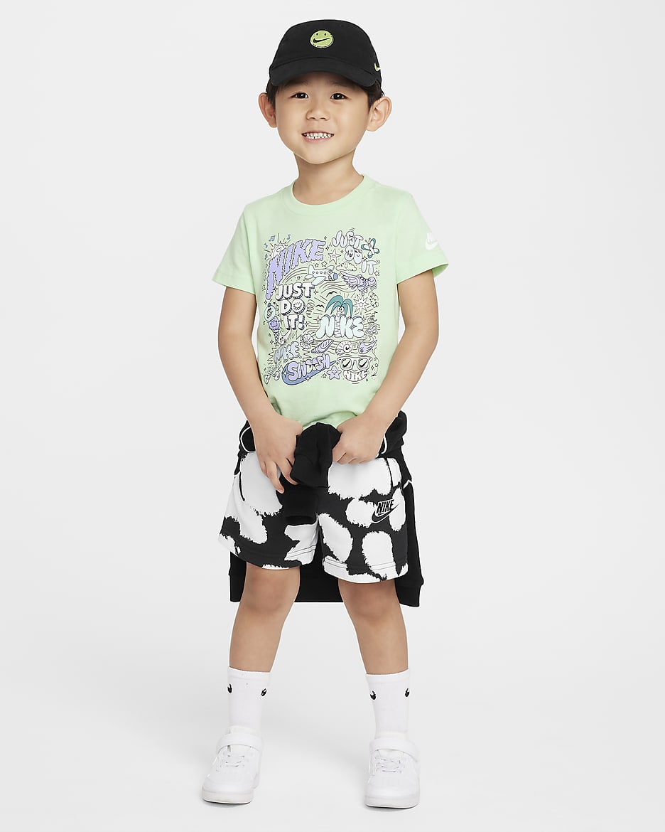 Playera Doodlevision infantil Nike - Verde vapor