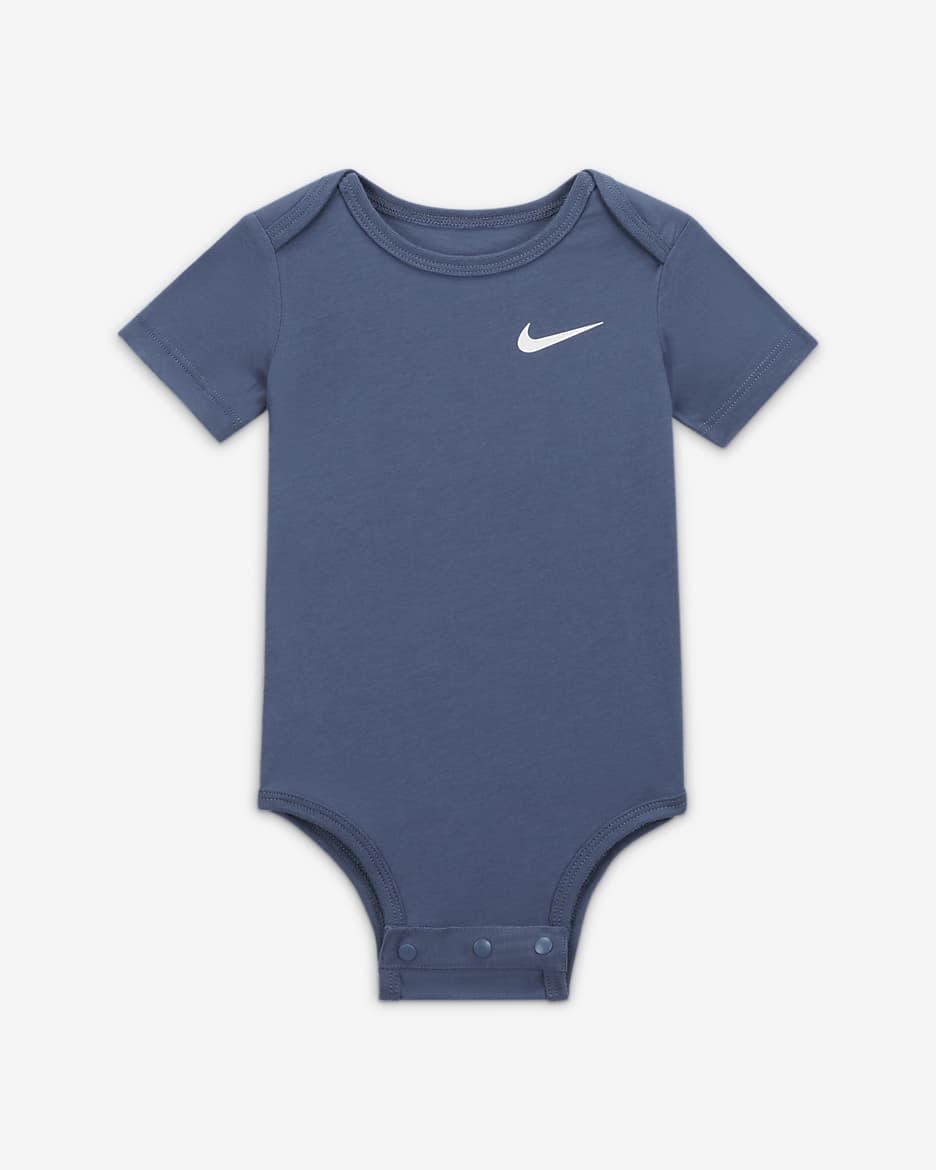 Nike Baby (3–6M) Swoosh Bodysuit (3-Pack) - Multi-Colour