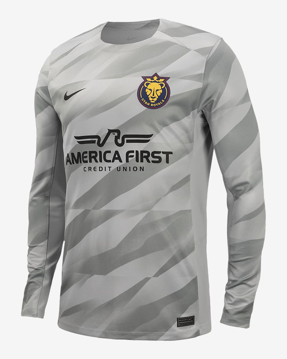 Utah Royals FC 2024 Goalkeeper Nike NWSL Long-Sleeve Replica Jersey - Wolf Grey/Particle Grey