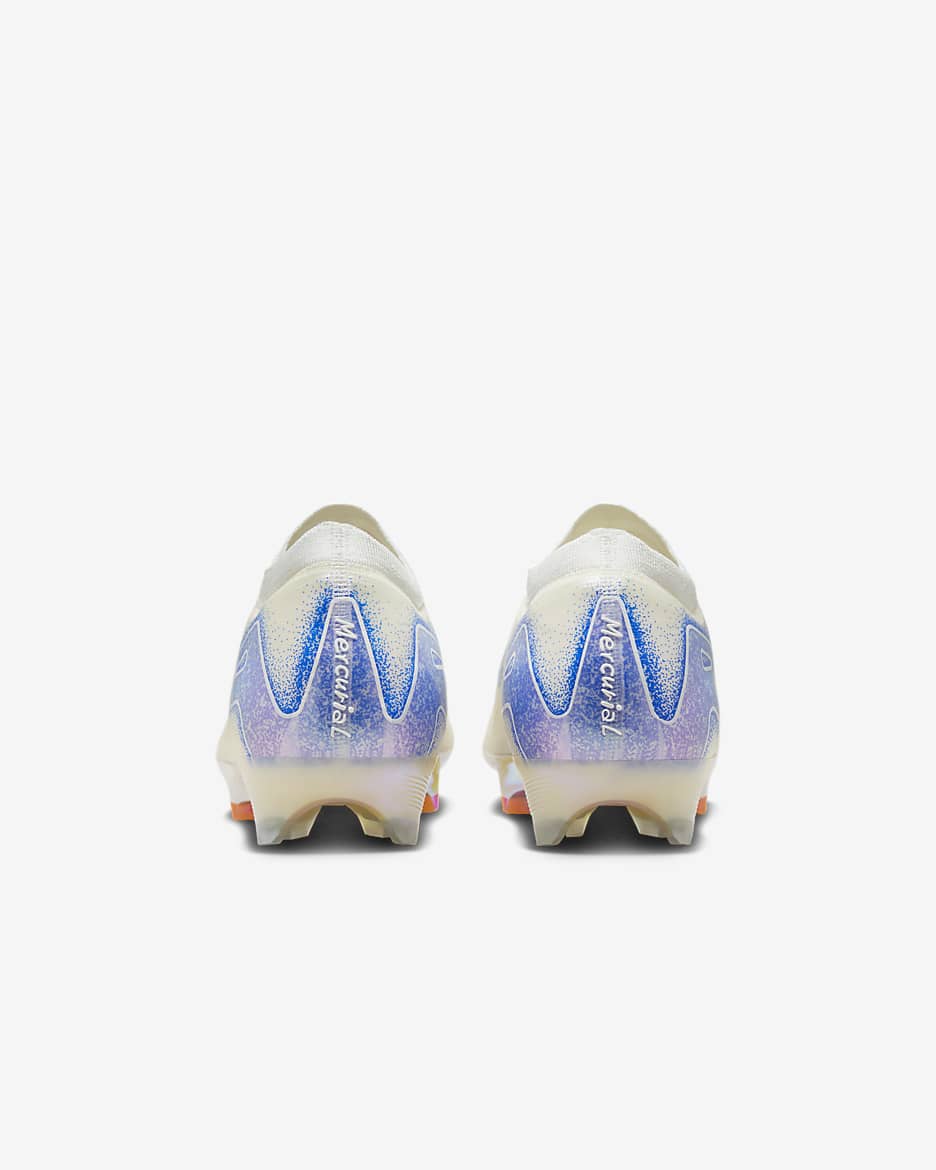 Tacos de fútbol low para terreno firme Nike Mercurial Vapor 16 Elite Blueprint - Blanco/Azul carrera