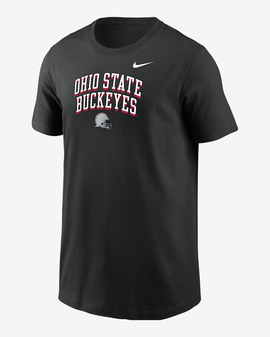 Ohio State Big Kids' (Boys') Nike College T-Shirt - Black