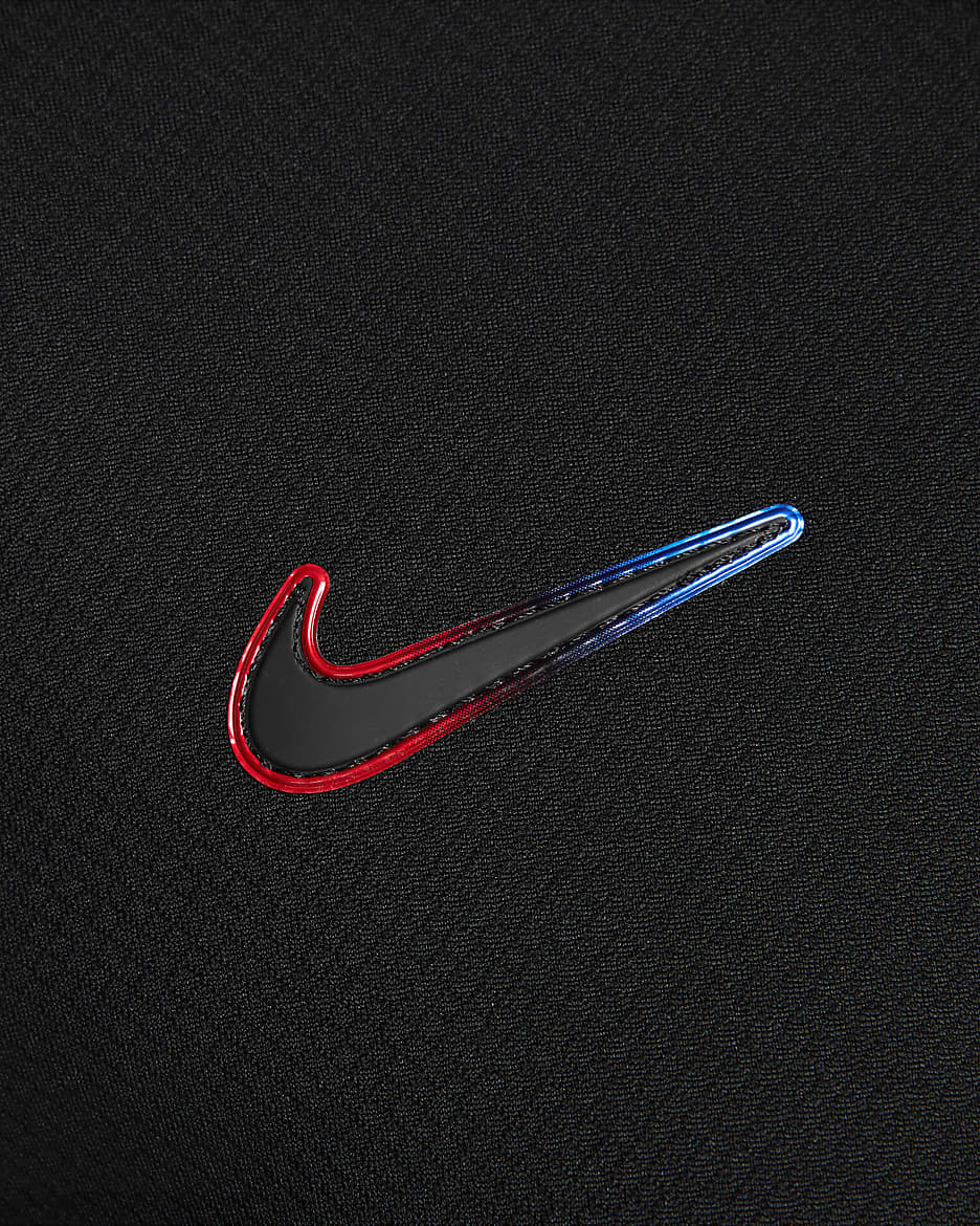 FC Barcelona 2024/25 Stadium Away Replika-Fußballtrikot mit Nike Dri-FIT-Technologie (Damen) - Schwarz/University Red/Hyper Royal/Schwarz