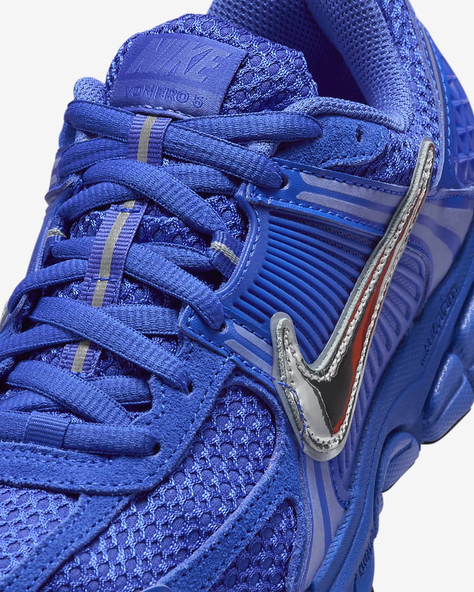 Tenis para mujer Nike Zoom Vomero 5 - Azul carrera/Azul carrera claro/Negro/Plata metalizado