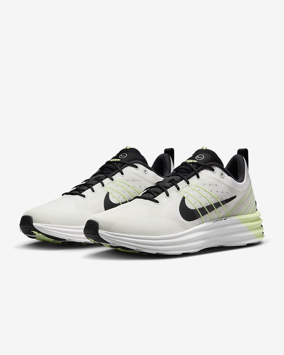 Sko Nike Lunar Roam för män - Summit White/Light Silver/Barely Volt/Svart