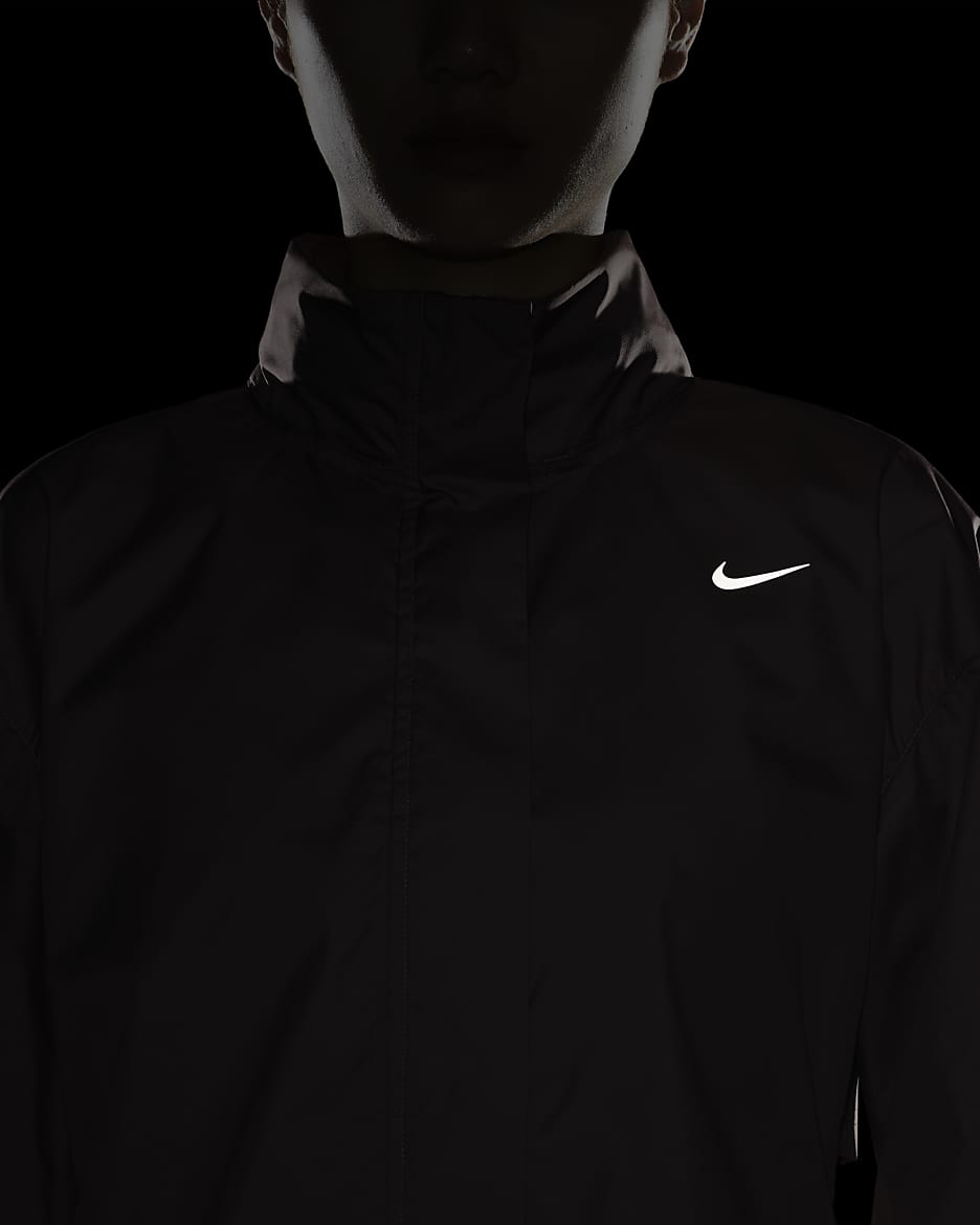 Nike Fast Repel Women's Running Jacket - Smokey Mauve/Black