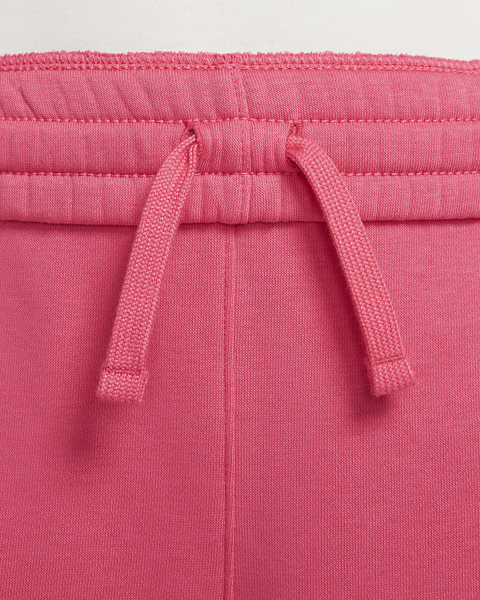 Pants holgados para niños talla grande Nike Sportswear Club Fleece - Rosa margarita/Rosa margarita/Blanco