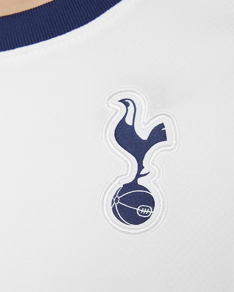 Tottenham Hotspur 2024/25 Stadium Home Younger Kids' Nike Football Replica 3-Piece Kit - White/Binary Blue/Binary Blue