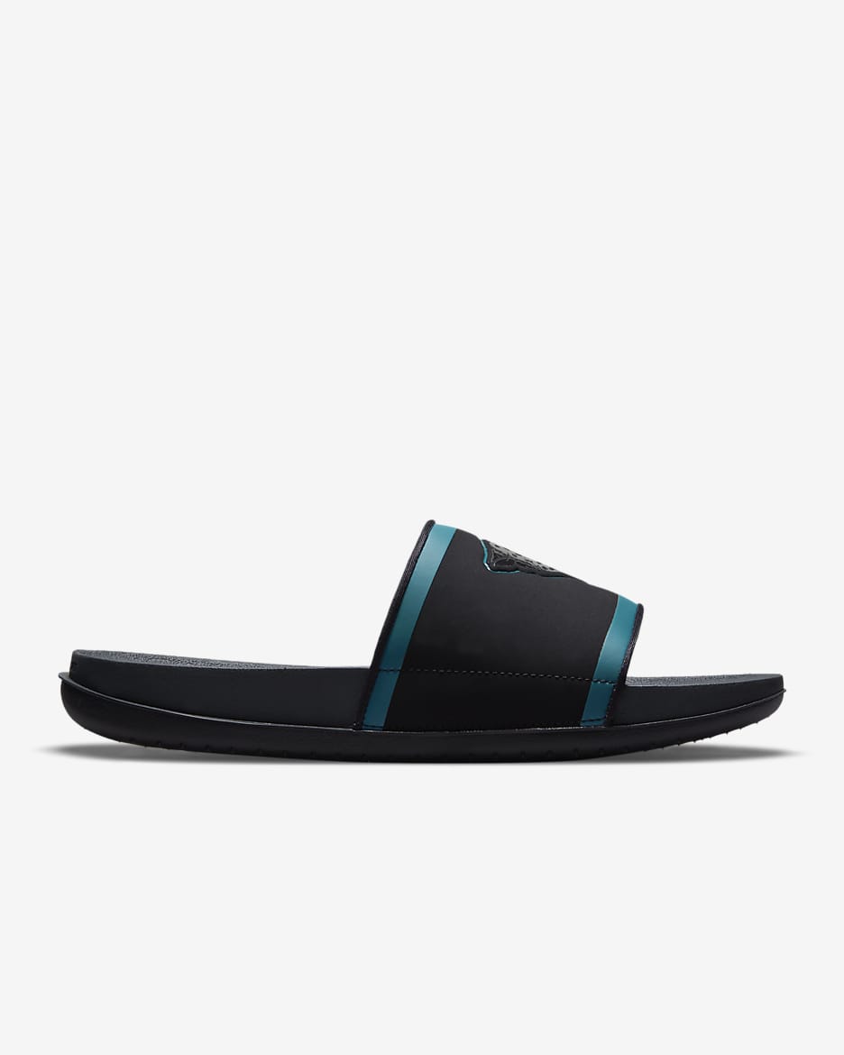 Nike Offcourt (NFL Jacksonville Jaguars) Slide - Black/Blustery/Ochre/Anthracite