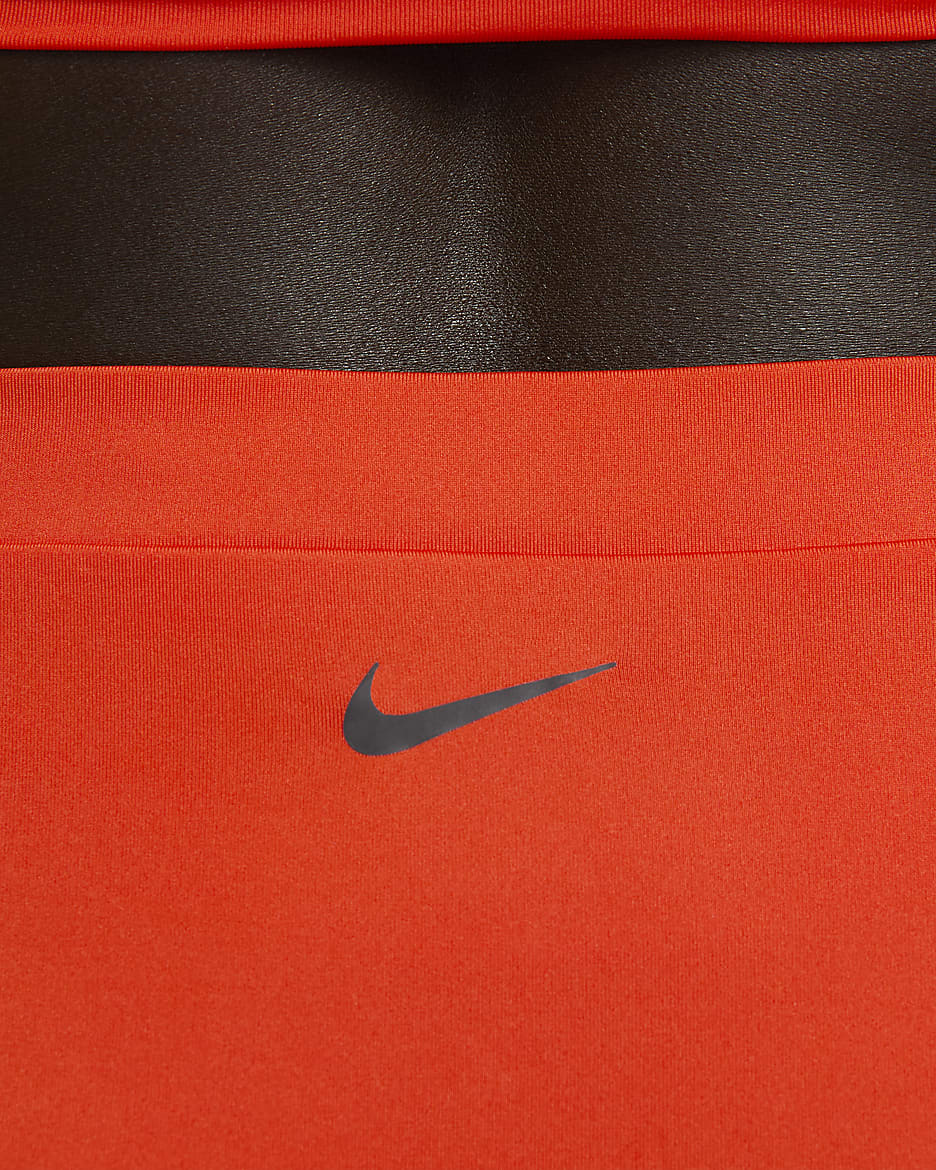 Prenda para la parte inferior de natación de cintura alta para mujer Nike Essential - Rojo picante