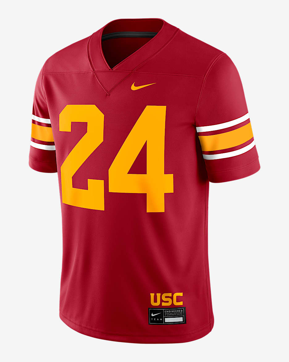 Jersey universitario Nike Dri-FIT Game para hombre USC Trojans - Rojo cardenal