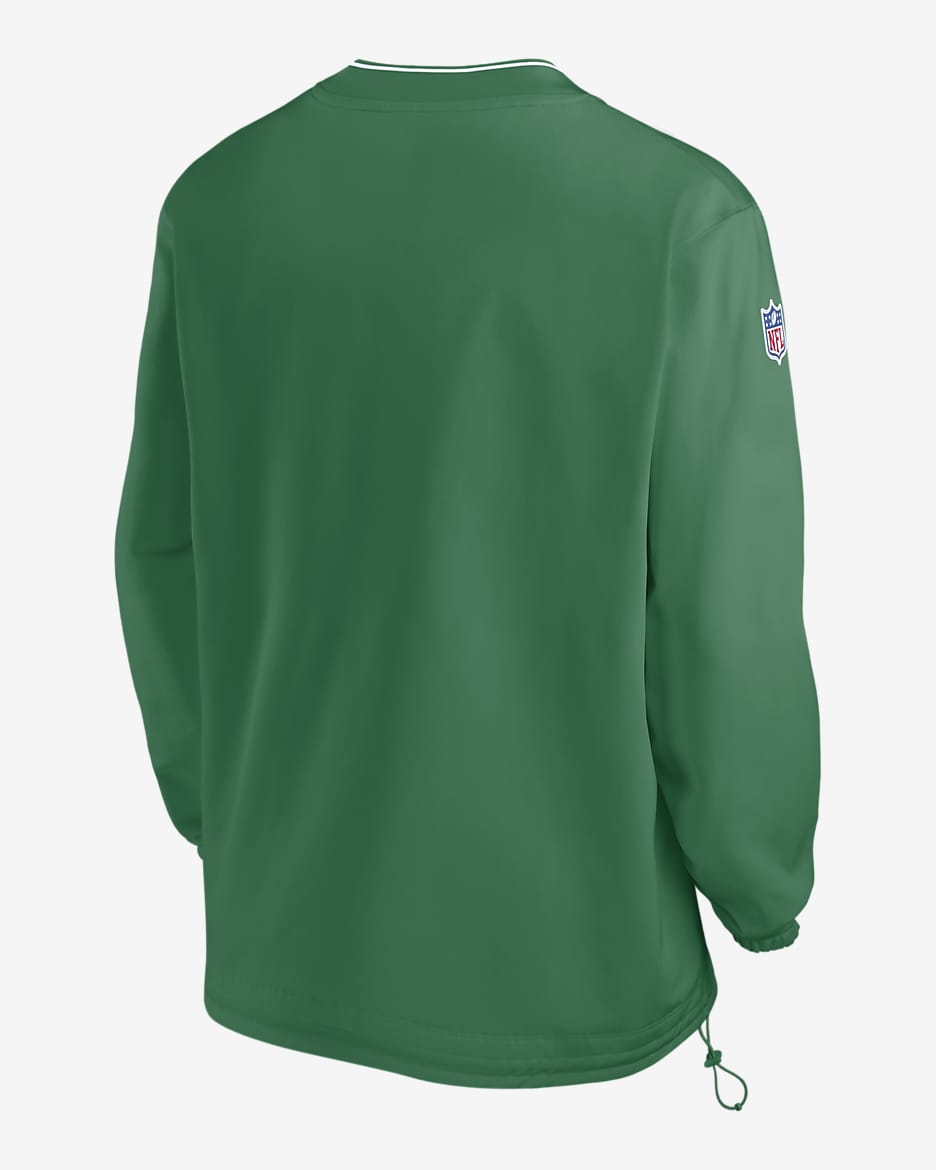 Philadelphia Eagles Logo Men's Nike NFL Long-Sleeve Windshirt - Green