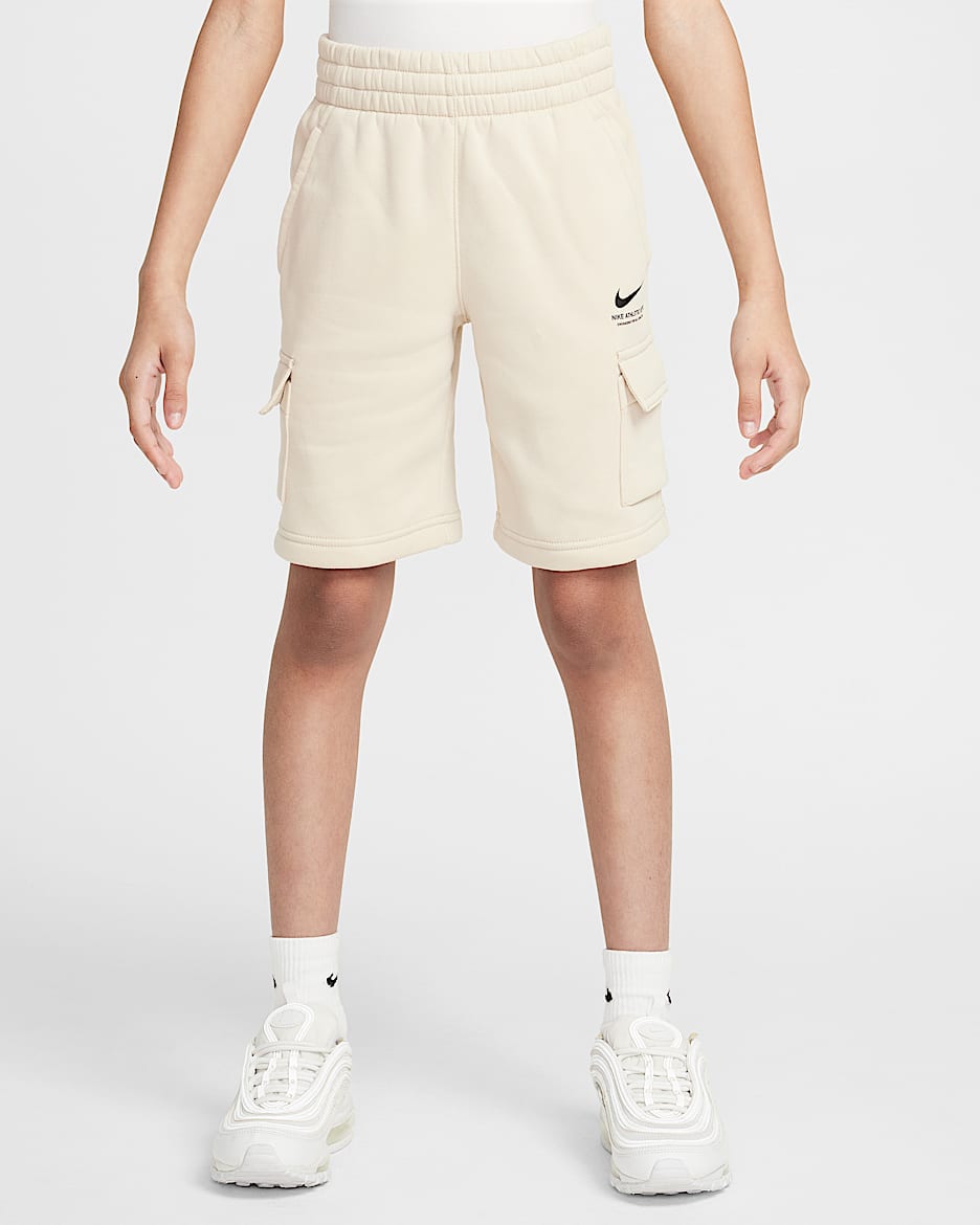 Φλις cargo σορτς Nike Sportswear για μεγάλα αγόρια - Sanddrift